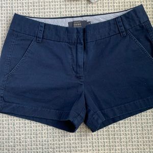J Crew chino shorts size4 Navy blue